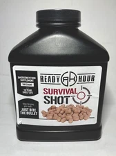 Survival Shot 180 Emergency Food Prepper Tablets Ready Hour 30 Day Supply Sealed