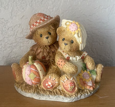 Cherished Teddies Dennis Barb Bear Figurine Resin 2001 3in Boxed MPN 848522