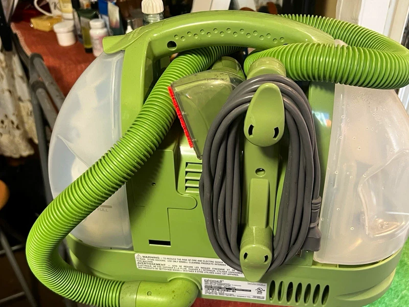 BISSELL Little Green Compact Spot Cleaner with upholstery brush