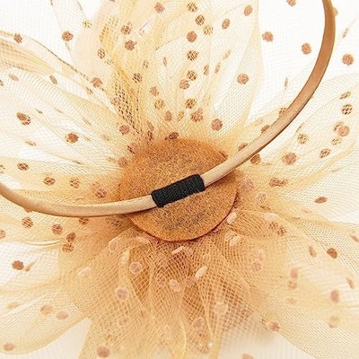 8812 Women\'s Fascinators Tea Party Wedding Mesh Flower Pearl Feather Women main image 2