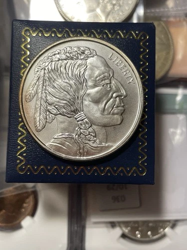 New ListingBuffalo Silver Round 1 Troy OZ Fine .999 Bullion