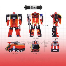 Tobot Toy V Valkan Athlon Fire Engine Transforming Robot Vehicle Action Figure