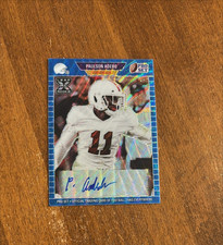 Paulson Adebo 2021 Leaf Pro Set Blue Wave Rookie Auto Stanford Saints Giants /50