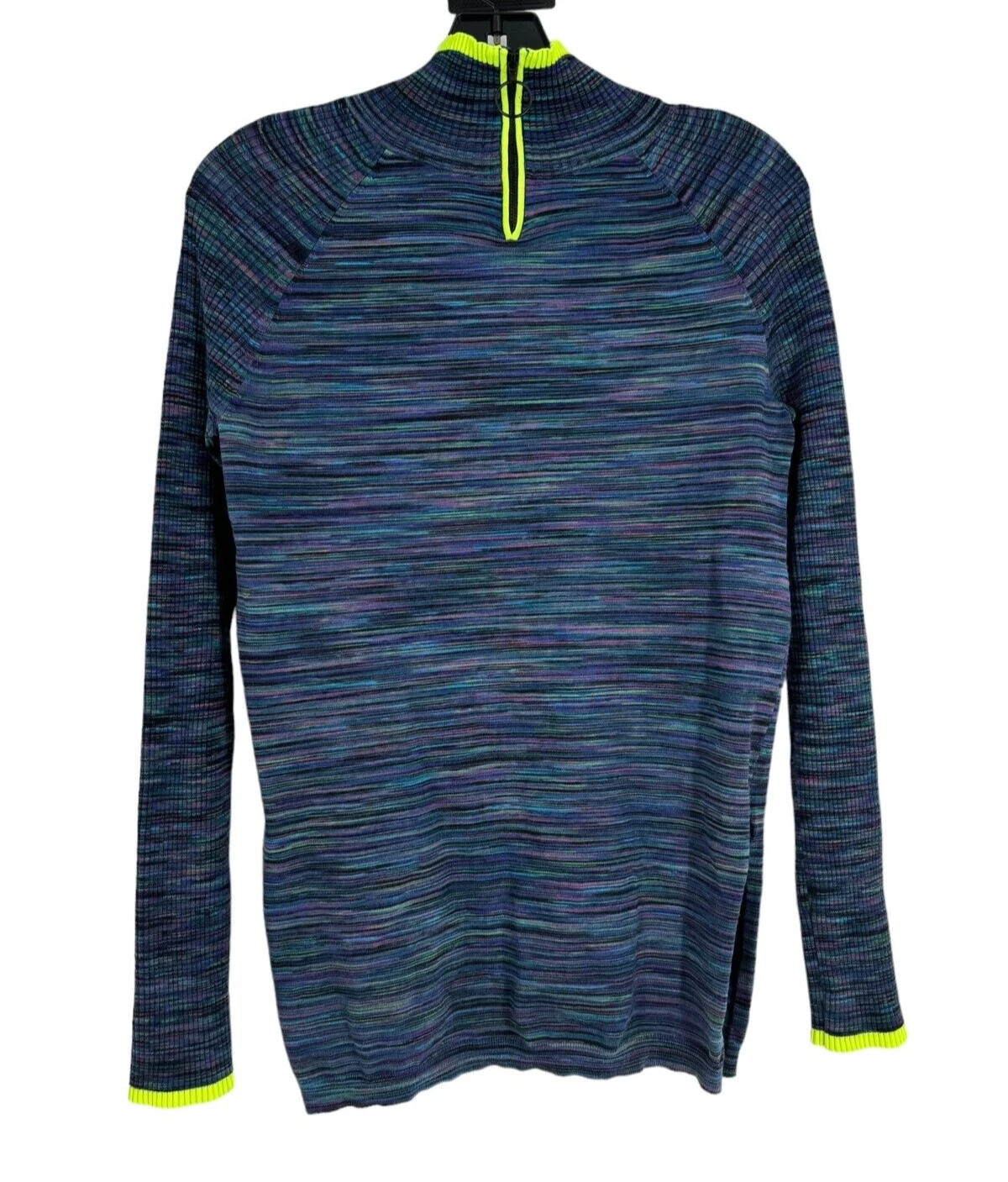 sweaty-betty mindy knitted space dye zipped back active sweater
