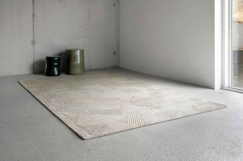 9229 CÁSCARA BEIGE Meditación Colección Coral Alfombras Estructuradas Lisas de Alta Calidad - Imagen 7 de 12