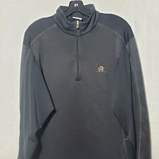 Nike Sweatshirt Men Large Black Therma Fit 1/4 Zip Golf Active Pullover
