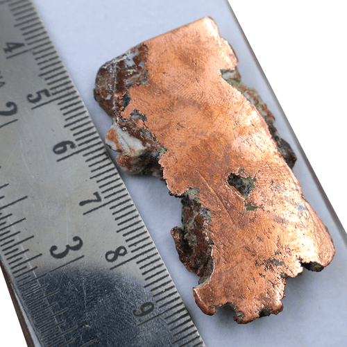 45,3 g lastra di cristallo lucido minerale di rame nativo naturale dal Michigan, USA ~ 51,8 MM - Foto 9 di 12