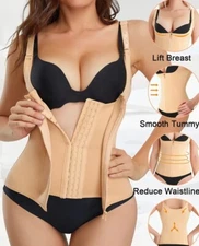 Fajas Reductoras Colombianas Body Shaper Waist Trainer Tummy Control Workout Top