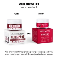 NicoLips Lip Scrub Balm Lightening Brightening Dark/Smoker Lips 20gm