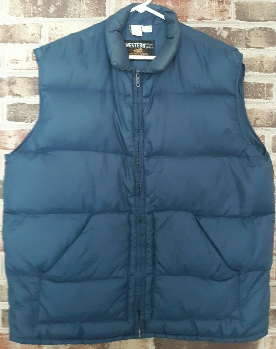 Blue Goose Down Puffer Vest | eBay