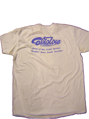 VTG Calistoga Speedway Graphic Print 80's T-shirt Brave Faithful