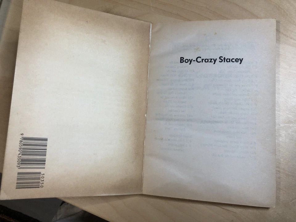 The Babysitters Club "Boy Crazy Stacey" By Ann M Martin - Imagem 4 de 4