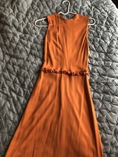 Rare Vintage Vera Wang Orange Dress Sample Asis
