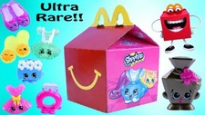 Shopkins McDonald's Happy Meal Figure YOUR CHOICE Rare-Common-Ultra Rare