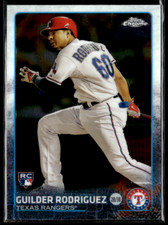 2015 Topps Chrome #122 Guilder Rodriguez RC Rangers Rookie