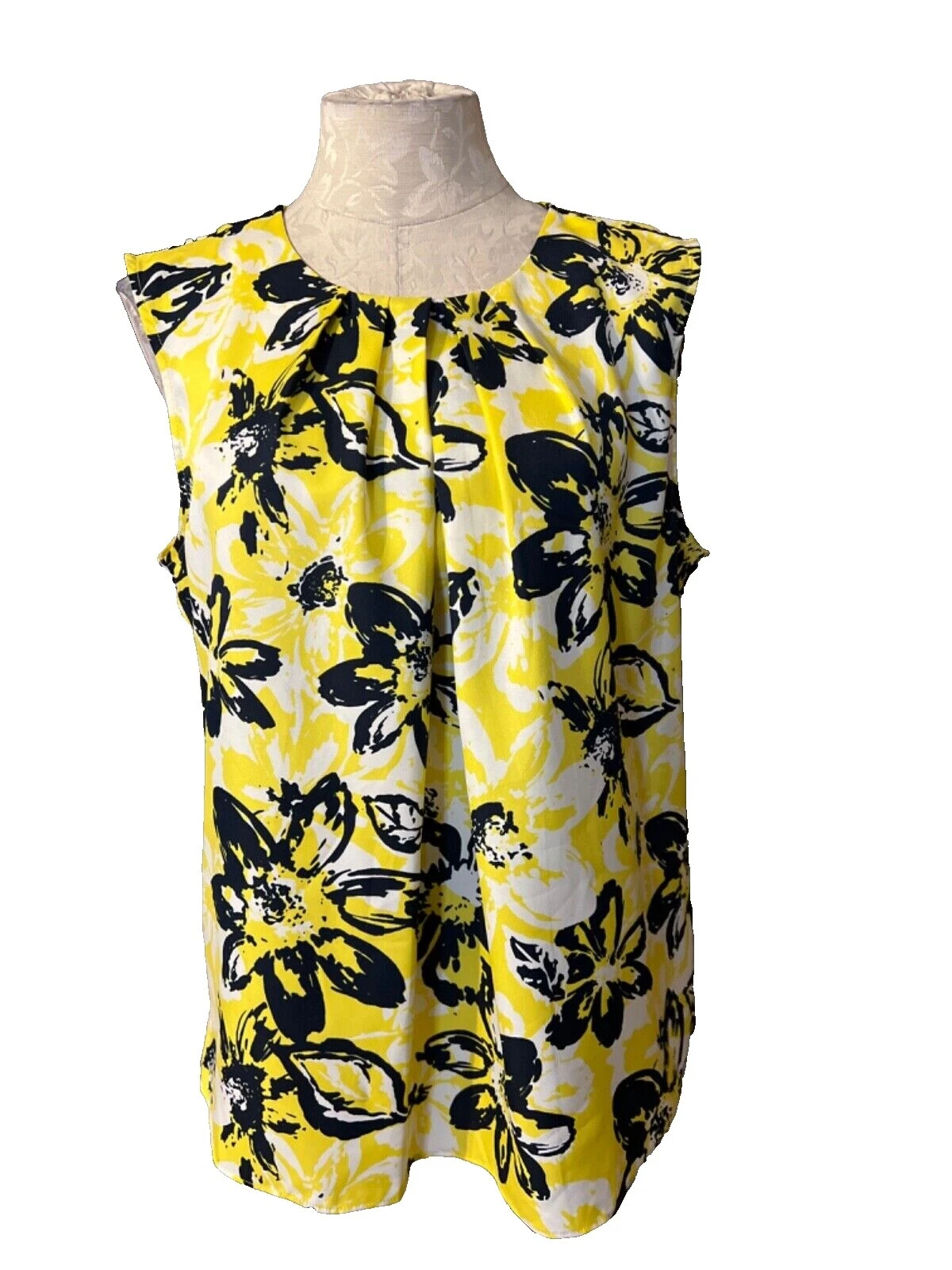Jones New York Polyester Business Floral Tops for Women