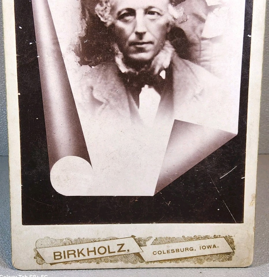 Antique Card Photograph Peter Gaul Birkholz, Colesburg