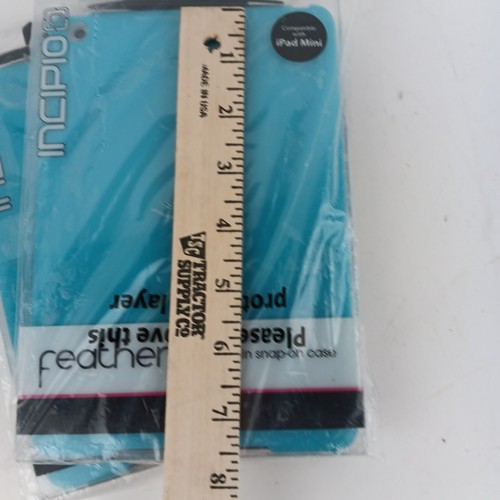 Lot Of 2 Incipio Feather Ultra Thin Snap On Case For Ipad Mini Light Blue - Picture 9 of 10