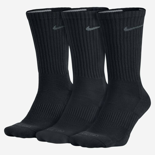 men's nike white dri fit socks