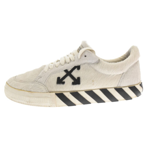OFF-WHITE OFF WHITE VULC LOW BLACK ARROW FW 20 VULCANIZE TOP SNEAKERS Used - Picture 1 of 7