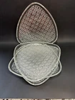 Vintage MCM Anchor Hocking Daisy & Button Snack/Lunch Plates - Set of 4