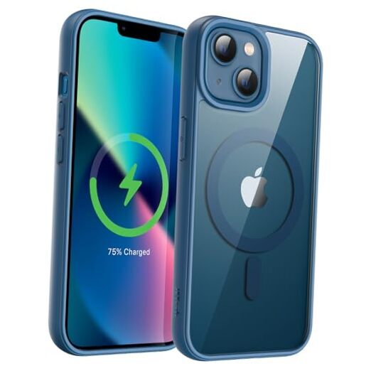 Magnetic Case for iPhone 13 6.1-Inch Compatible with MagSafe, Shockproof Blue