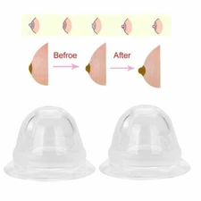 1 Pairs Silicone Nipple Corrector Nipple Clip for Flat Inverted Nipples Correct