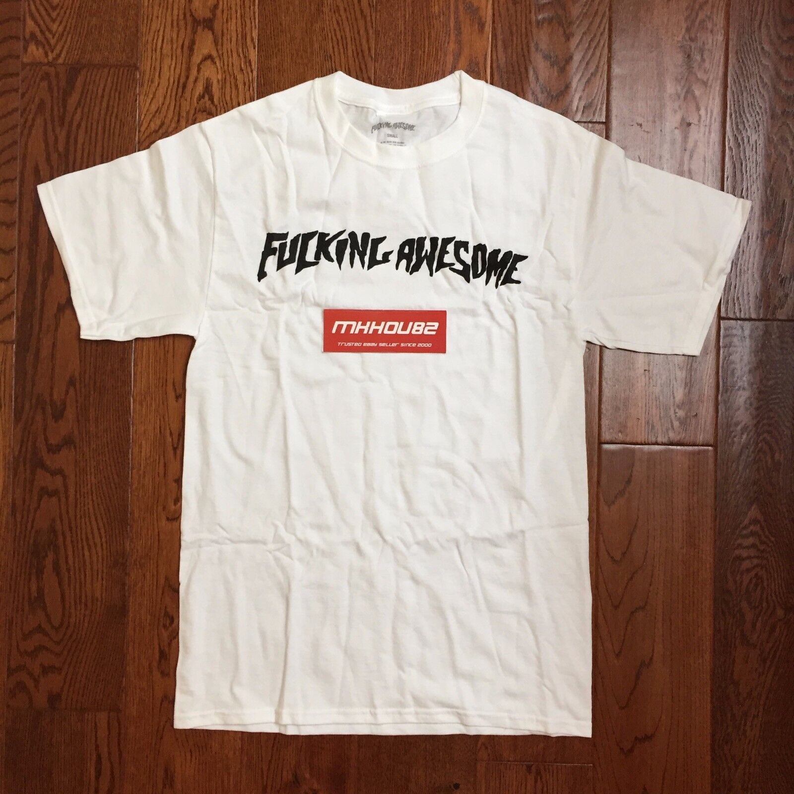 New F*cking Awesome FA Logo Tee T-Shirt White Jason Dill Supreme SS17 Size M