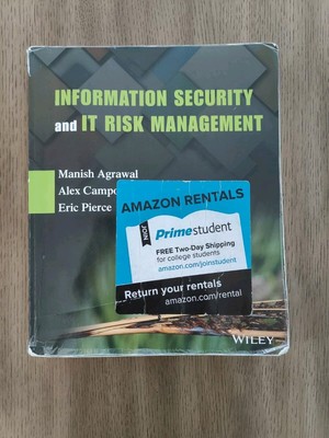 Information Security and IT Risk Management by Manish Agrawal (2014, Trade...