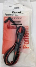 Pomona 6601 TEST LEAD WITH CONVERTIBLE PROBE TIP, 2MM TO 4MM