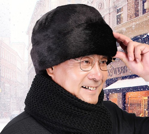 Men Luxury Faux Fur Russian Cossack Hat 