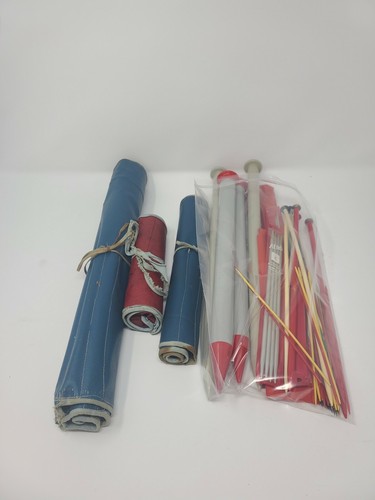 Vintage Huge LOT KNITTING NEEDLES 3 Carrying Cases & More - Picture 12 of 12