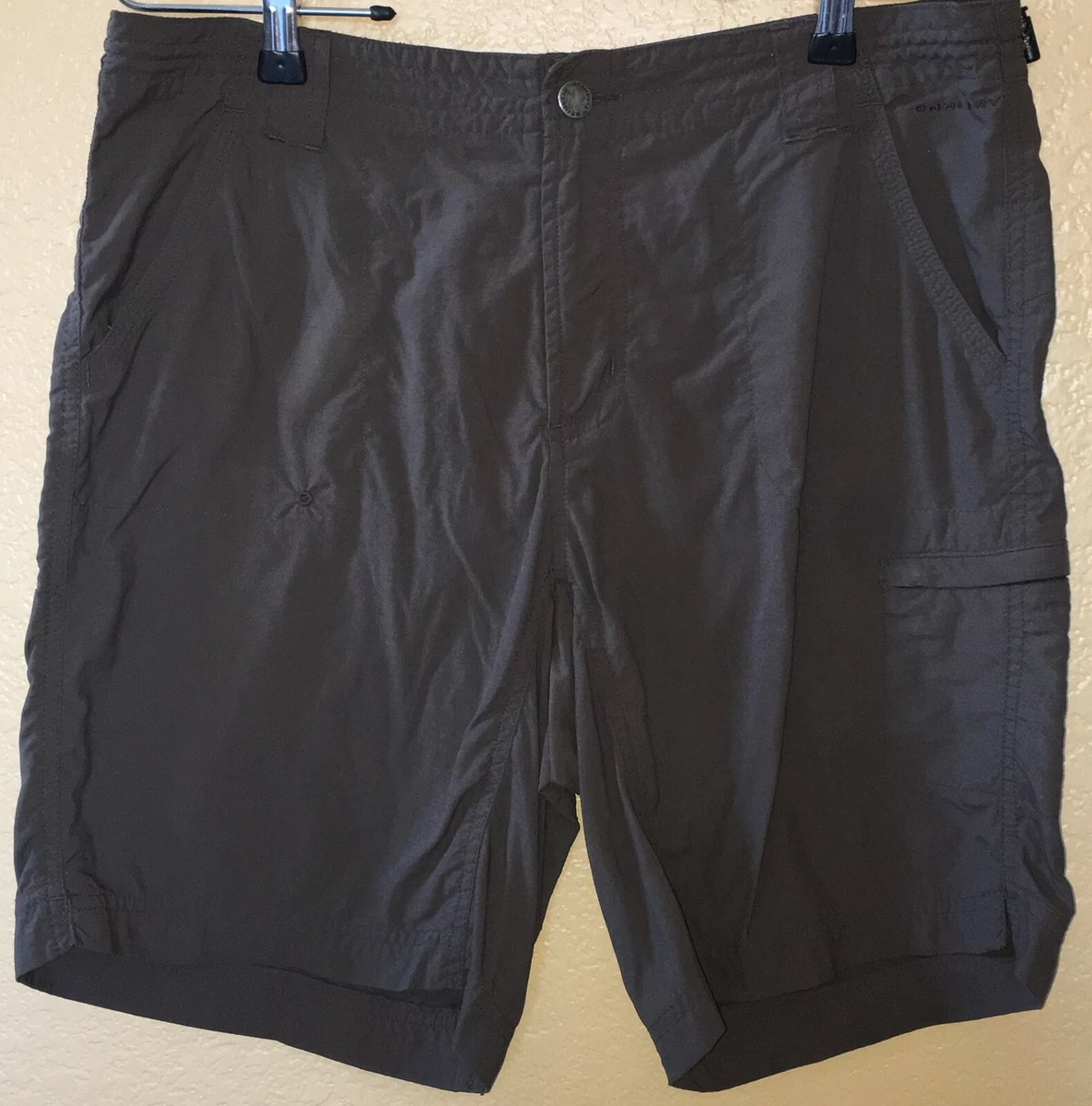 Columbia Womens Sz 10 Titanium Packable Nylon Omni Dry Shorts