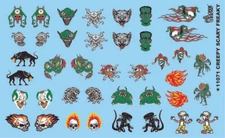 Gofer Racing 11071 Creepy Scary Freaky Decal 1:24