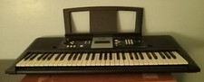 Yamaha PSR-E223 61-Key Electronic Keyboard, TESTED w/ AC Adapter Music Stand