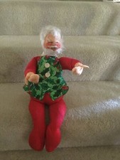 RARE Vintage Mobilitee Annalee Christmas 20” Santa Claus, Made In USA
