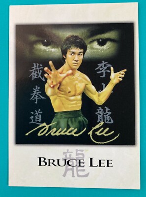 Bruce Lee Card Tao Of Jeet Kune Do Very Rare Vintage