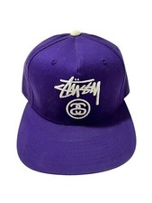 Vtg Stussy Headgear Hat Cap Adjustable Snapba...