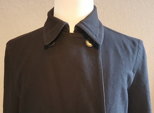 DKNY Man's Navy Pea Coat Size: Large VERY GOOD Condition - Picture 3 of 7