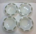 Vintage Anchor Hocking Placesetters Crazy Daisy Springwood Collection 4 Bowls
