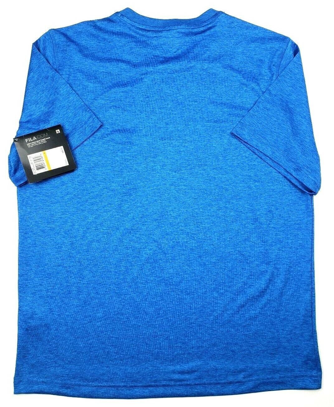 FILA Camicia Uomo S Preforma Traspirante Umidità Elasticizzata Manica Corta Activewear Blu