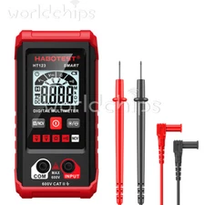 HABOTEST HT123 Digital Multimeter Smart Voltmeter Ohmmeter AC DC Meter Tester