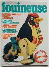 🌟 Revue MADAME FOUINEUSE n°11  (nov 1977)  Antiquités Brocante Jouet /Verre