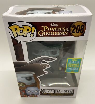 Funko POP Cursed Barbossa 208 SDCC 2016 Pirates of the
