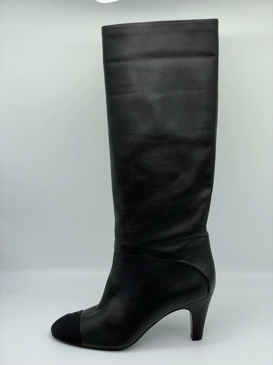Knee high cheap chanel boots