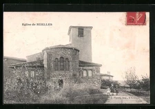 CPA Nuelles, l´Église 1907 
