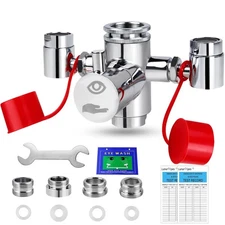 Eye Wash Unit Faucet Mounted Emergency Eyewash Stations for Sink Attachment US