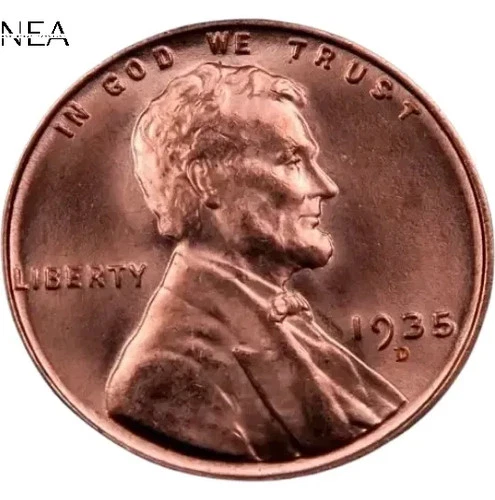 1935-D Lincoln Wheat Penny Cent ~~ Gem BU (red)