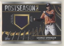 2021 Topps Postseason Performance Relics 93/99 George Springer #PPR-GS y8h