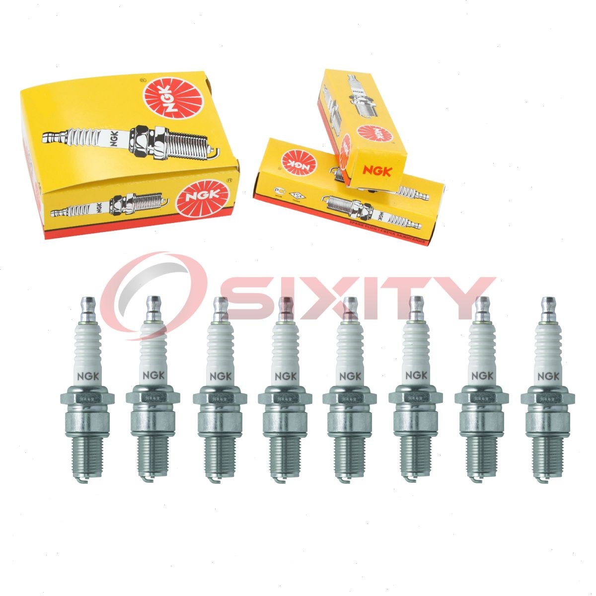 8 pc NGK 3530 B9EG Standard Spark Plugs for W27ES-V W27EN S408XLG N86 N84 vc